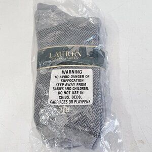 NEW 3 Pair Ralph Lauren Ladies Socks Crew Embroidered RLL Stretch Cotton NWT
